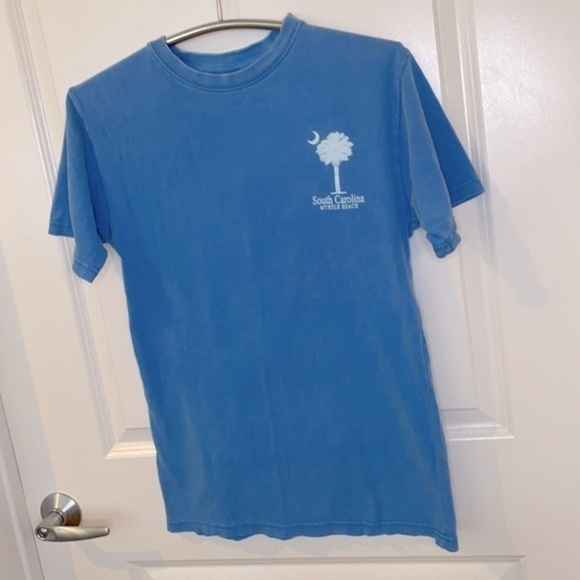 MYRTLE BEACH | 100% Cotton Light Blue Shirt Women’s Size Small - Picture 5 of 5